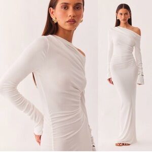 SNDYS Reyna Maxi Dress in White